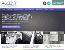 Tablet Screenshot of liftservices.co.uk